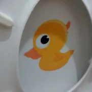 Decorative Sticker closet duck 