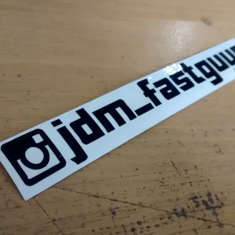 JDM Style Sticker jdm fastguys jdm fastguys 15x2cm 8rb